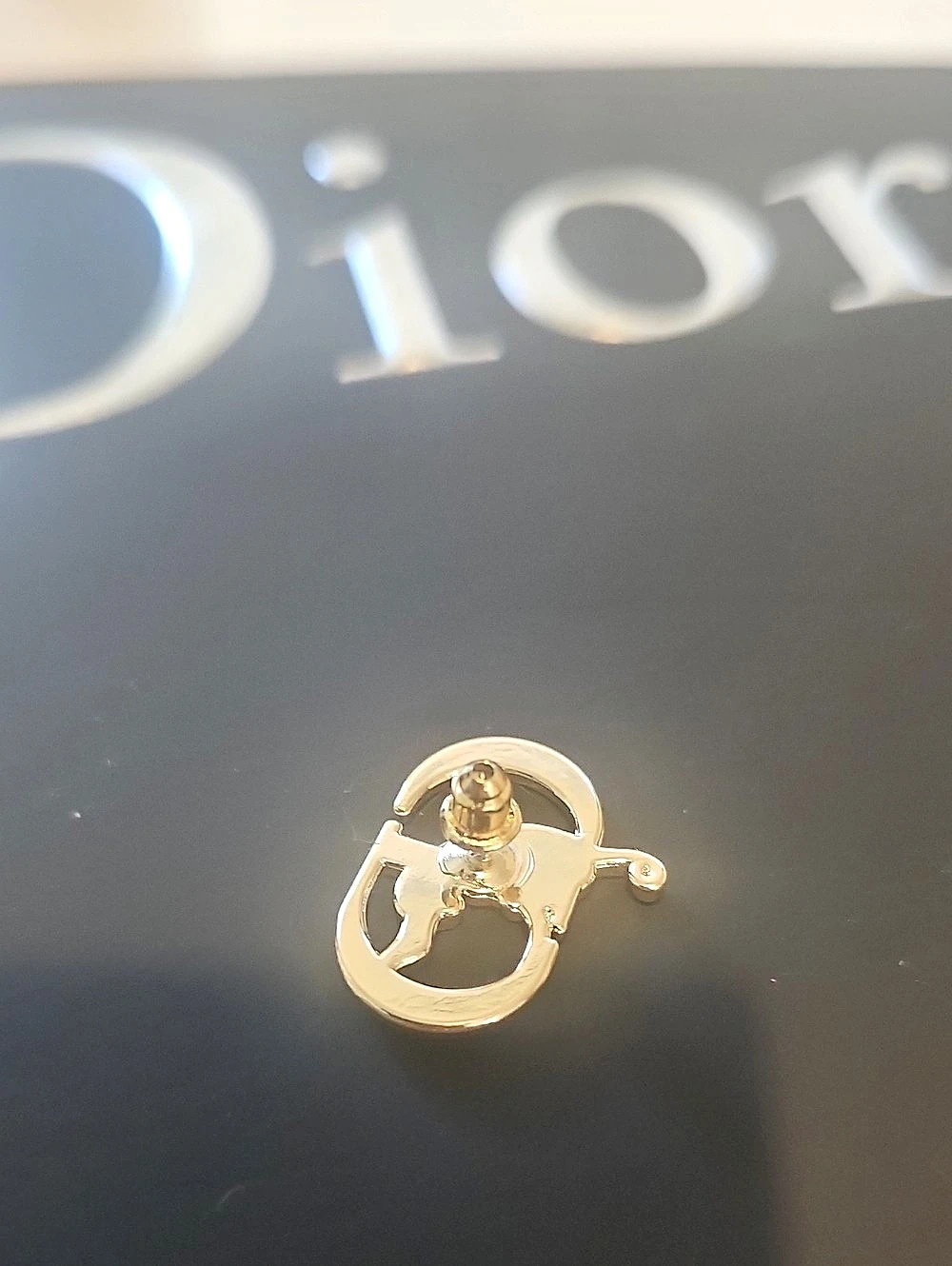 Dior Gold-Tone C.D. monkey Pin/)Brooch - Picture 3 of 6